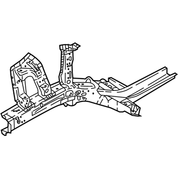 Hyundai 64606-J0000 Member Assembly-Front Side, RH