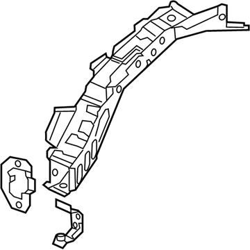 Honda 04684-TR3-A00ZZ Extension Set L, FR W/H