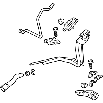 Lexus 77210-33421 Pipe Assembly, Fuel Tank