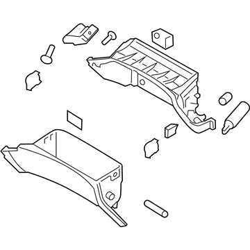 Hyundai 84501-2M100-9P Glove Box Assembly