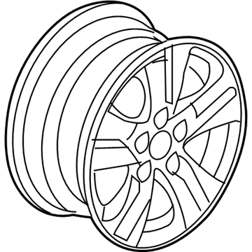 Honda 42700-TA0-A61 Disk, Aluminum Wheel (16X6 1/2J) (Tpms) (Enkei)