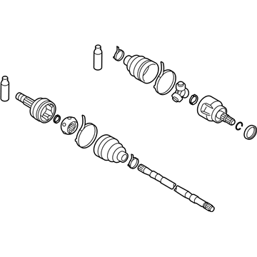 Nissan 39600-JD60B Drive Shaft Rear RH