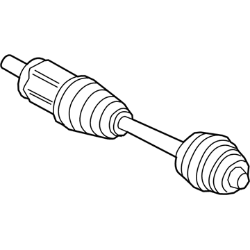 BMW 31-60-8-486-206 EXCHANGE OUTPUT SHAFT RIGHT