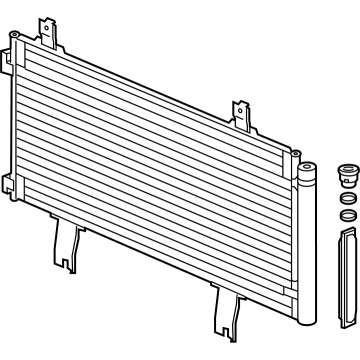 Honda 80100-TMA-H01 W-CONDENSER ASSY