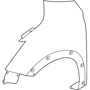 Nissan F3101-5RBMA Fender-Front, LH