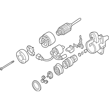 Nissan 2330M-AM60ARW Motor Assembly-Starter REMAN