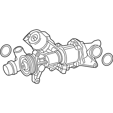 Infiniti 21010-93C3N Pump Assembly Water