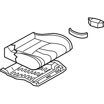 Nissan 87300-1TG1C Cushion Assy-Front Seat