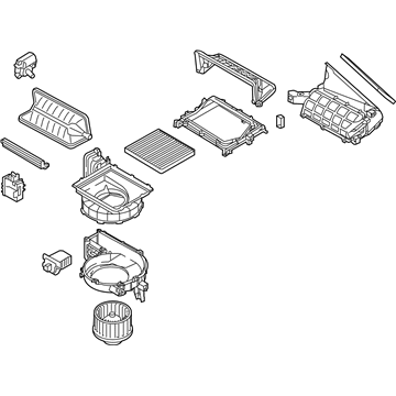 Kia 97207F6AB0 Blower Unit