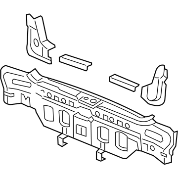 Acura 66100-SEP-A01ZZ Panel, Rear