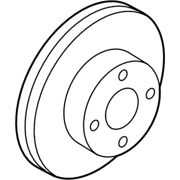 Nissan 40206-EM10A Rotor Disc Brake Front