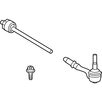 BMW 32-10-9-500-957 LEFT TIE ROD