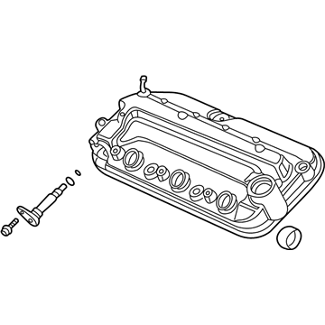 Acura 12310-RKG-000 Cover Assembly, Front Cylinder Head