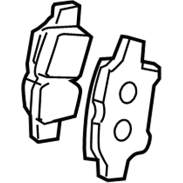 Toyota 04465-02220 Brake Pads