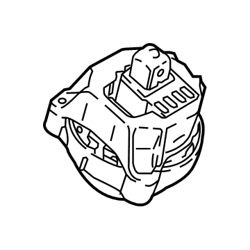 BMW 22-11-9-503-432 ENGINE MOUNT, RIGHT