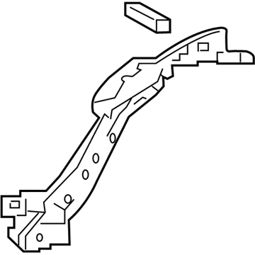 Acura 04674-TZ3-A00ZZ Mb St Right, Front Wheelhouse Lower