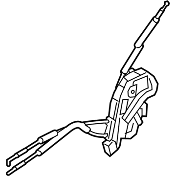 Nissan 82501-1KA2A Rear Left Driver Door Lock Actuator