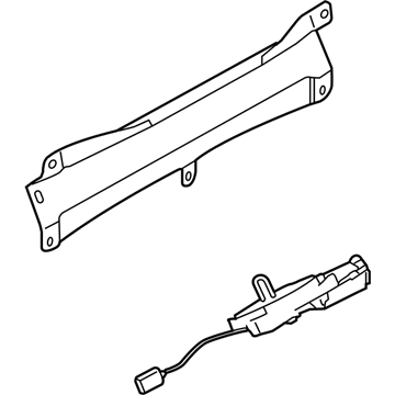 BMW 51-24-7-233-909 Soft Close Aid, Rear Lid