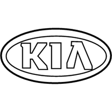 Kia 863182T000 Kia No.115-Ornament