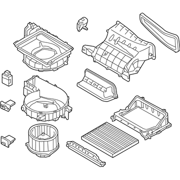 Hyundai 97100-3XAA0 Blower Unit