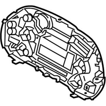 Hyundai 94365-G3000 Case-Cluster, Lower