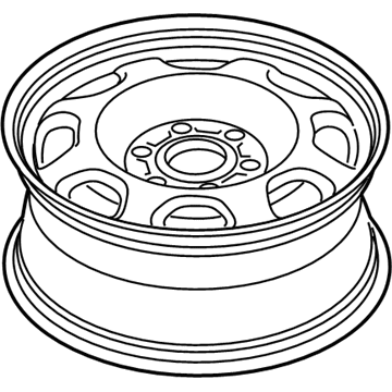 Ford BC3Z-1015-CCP Wheel, Steel