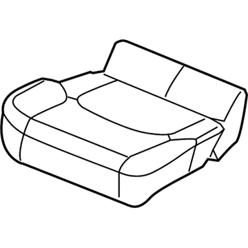Nissan 87300-ZS42C Cushion Assy-Front Seat