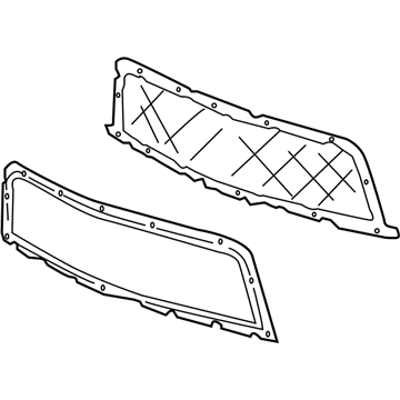 GM 25891997 Lower Grille