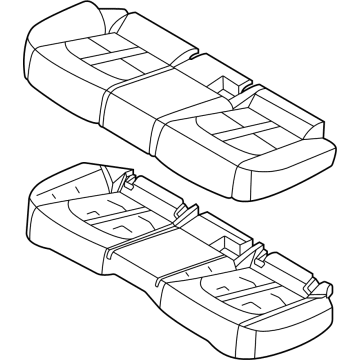 Kia 89100L3010HS1 Cushion Assembly-2ND Sea