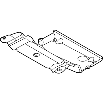 BMW 51-48-8-070-511 HEAT INSULATOR FLOOR PANEL T