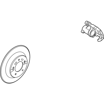 Hyundai 58411-J9500 Disc-Rear Brake