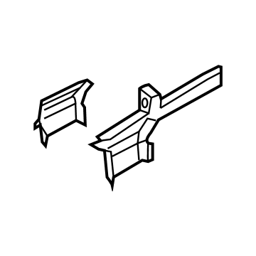 BMW 41-00-7-499-081 LEFT SIDE MEMBER EXTENSION