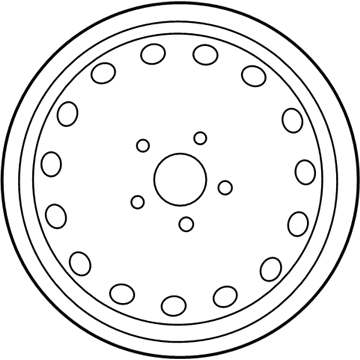 Nissan 40300-6CA0B Disc Wheel Assembly