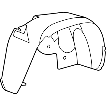 Mopar 4857649AD Shield-WHEELHOUSE