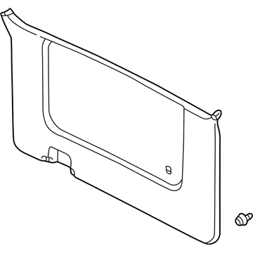 Toyota 67750-08010-B0 Gate Trim Panel