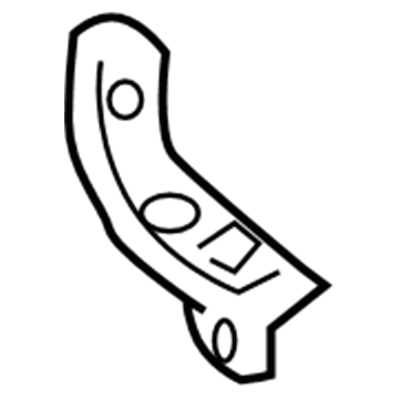 Hyundai 86555-3J000 Bracket-Front Bumper Side Support, LH