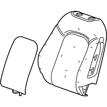 GM 95077887 Seat Back Pad