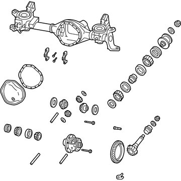 Mopar 68065442AB Axle-Service Front