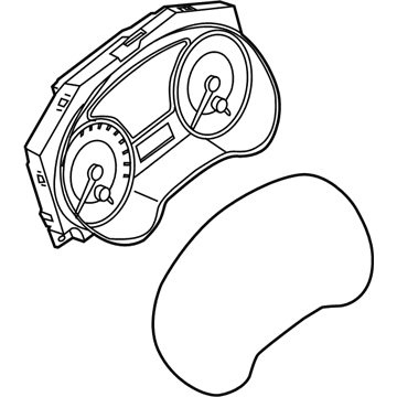 Nissan 24810-3YU0A Instrument Cluster