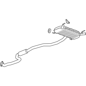 GM 84694684 Muffler & Pipe