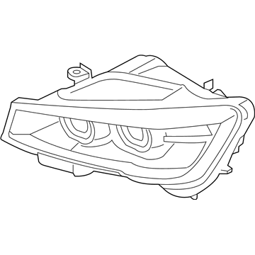 BMW 63-11-7-334-074 Right Headlight