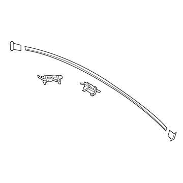 Hyundai 87240-G2000 Moulding Assembly-Roof, RH