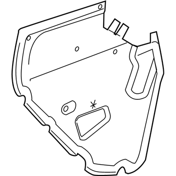 GM 95060347 Water Deflector