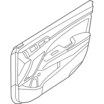 Hyundai 82306-F2FT0-UTE Panel Assembly-Front Door Trim, RH