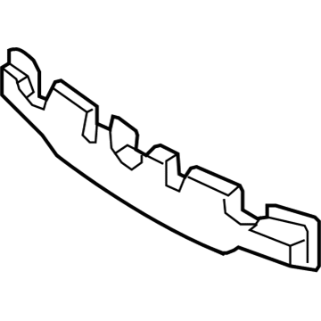 Hyundai 86620-3K510 Absorber-Rear Bumper Energy