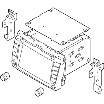 Kia 965603W750WK Head Unit Assembly-Avn