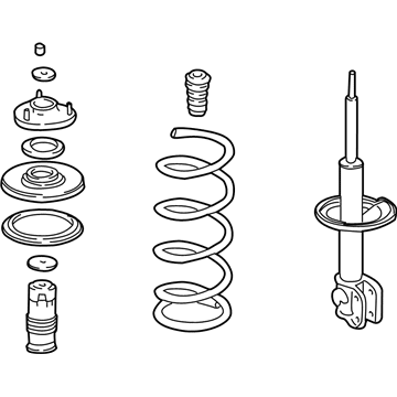 Honda 51602-S9V-A11 Shock Absorber Assembly, Left Front