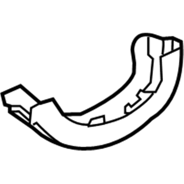Acura 74897-TX6-A01 Garnish Assembly, Driver Side Trunk Hinge
