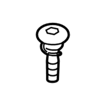 BMW 31-20-6-866-022 Collar Bolt With Compression Spring