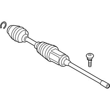 BMW 31-60-8-657-290 Front Right Cv Axle Assembly